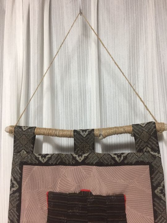 ハンドメイド着物地リメイクタペストリー