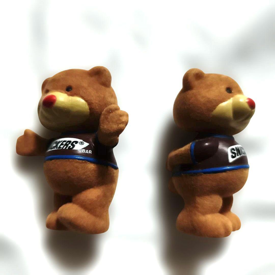 アメトイ　m&m's Snickers クマ フィギュア 2体セット