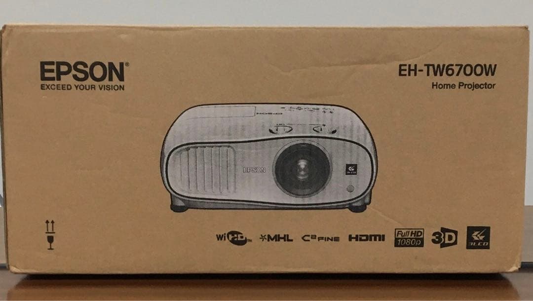 EPSON プロジェクター EH-TW6700W ワイヤレスモデル☆575H使用