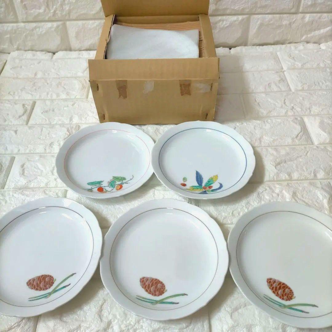 宮内庁御用達　深川製磁　みのり銘々16cm 取り皿10客揃え　未使用保管品