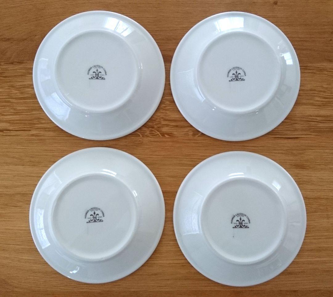 デッドストック 4枚 16 US NAVY ホーマーラフリン 皿 プレート 米軍