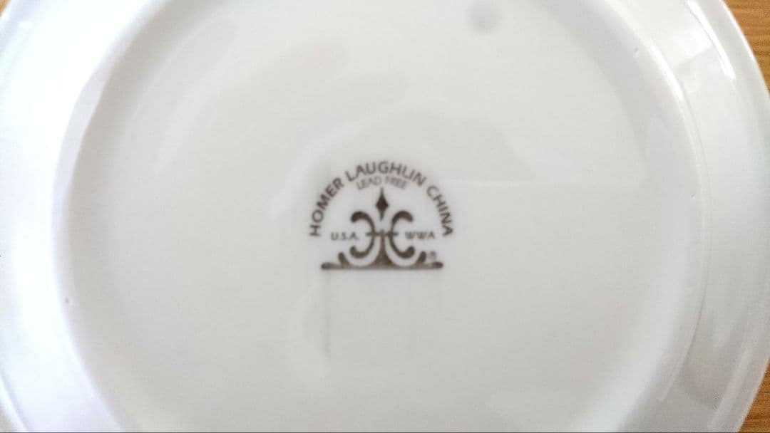 デッドストック 4枚 16 US NAVY ホーマーラフリン 皿 プレート 米軍