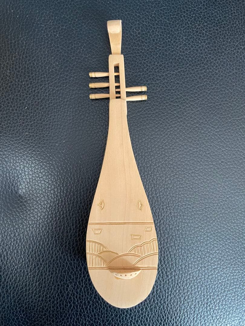 美品弁財天 弁天様 琵琶 木彫り 木製 彫刻 七福神 置物 インテリア ヌード