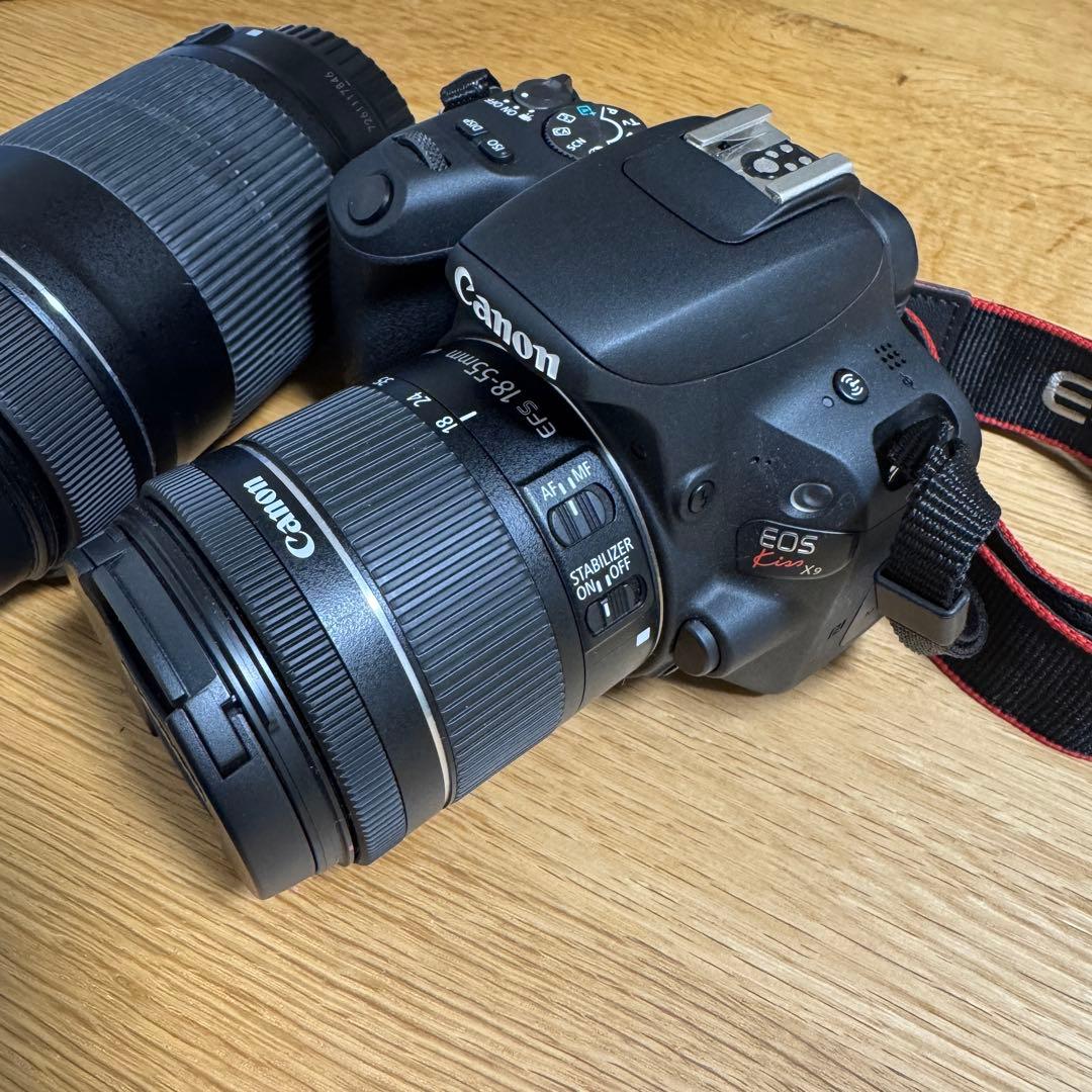 Canon EOS Kiss X9 レンズ2本セット / バッテリー / 充電器