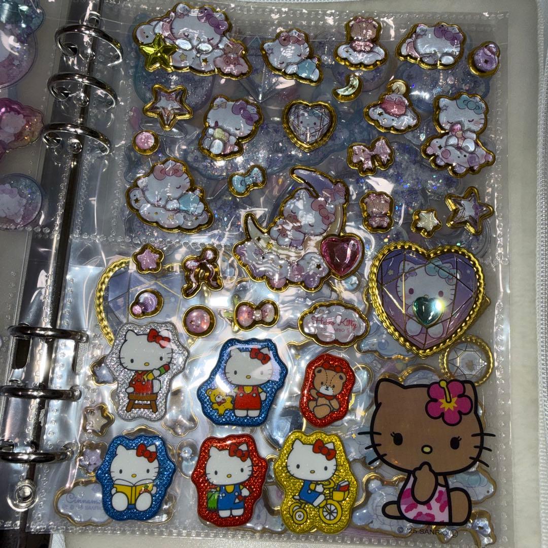 シール帳完成品　A5サイズ2冊　ボンボンドロップシール