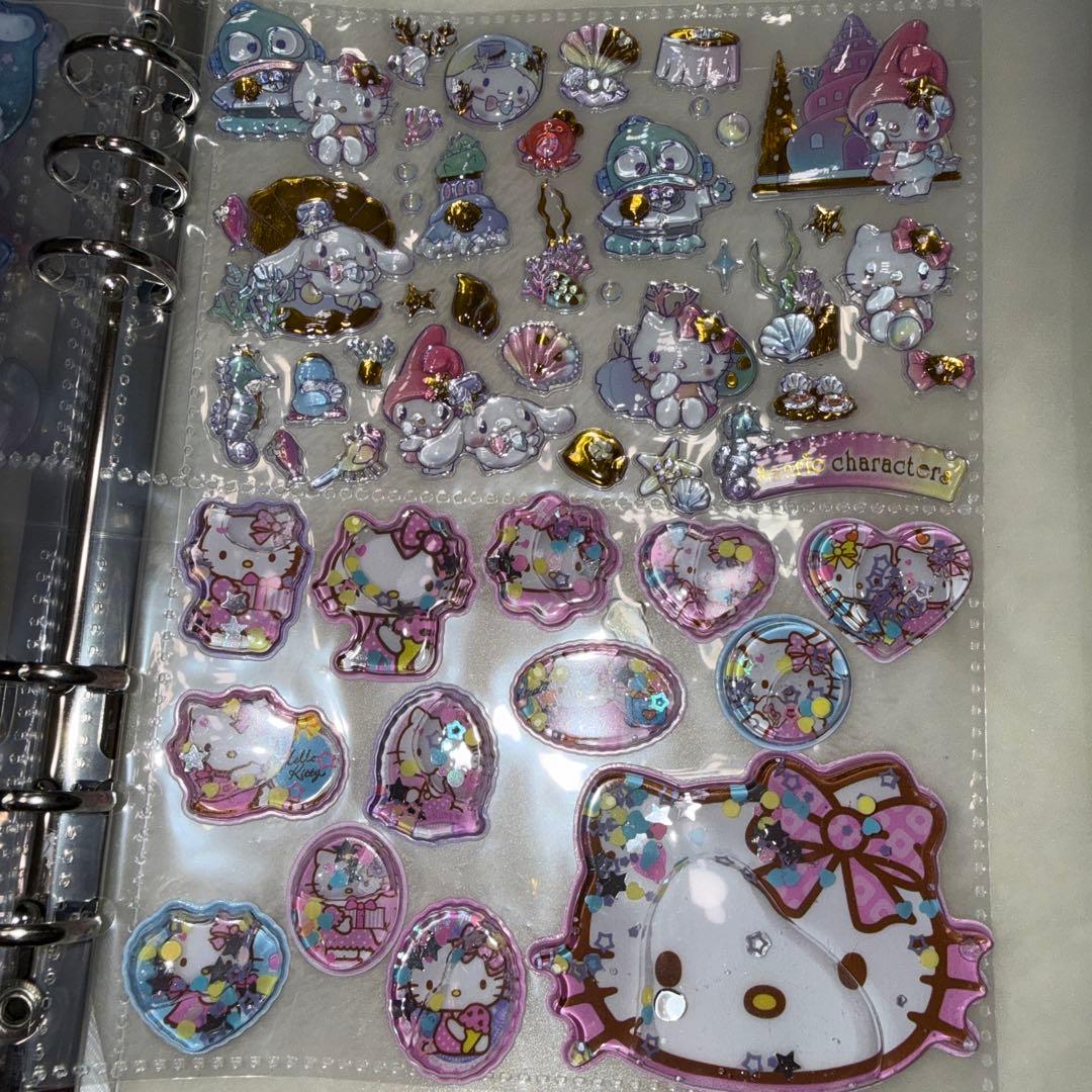 シール帳完成品　A5サイズ2冊　ボンボンドロップシール