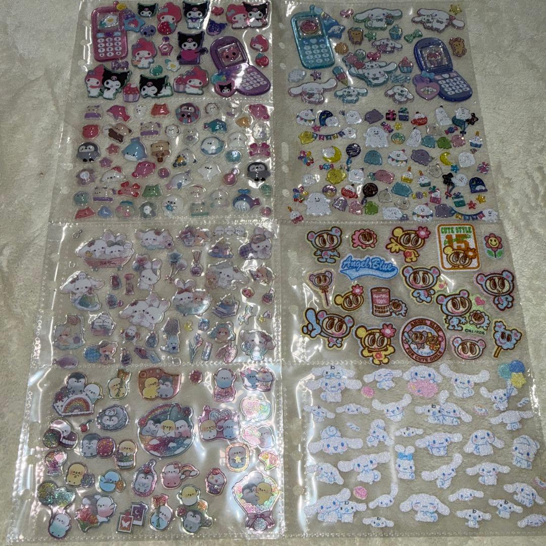 シール帳完成品　A5サイズ2冊　ボンボンドロップシール