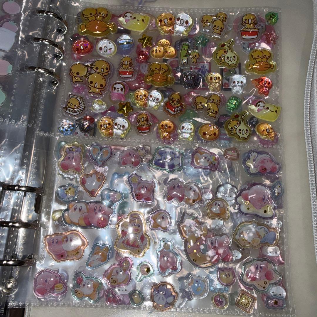 シール帳完成品　A5サイズ2冊　ボンボンドロップシール