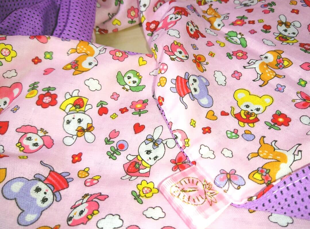 専用❤みかん＊限定特価⭐ひんやり冷感ガーゼタオル❤レトロアニマル⭐ピンクパープル