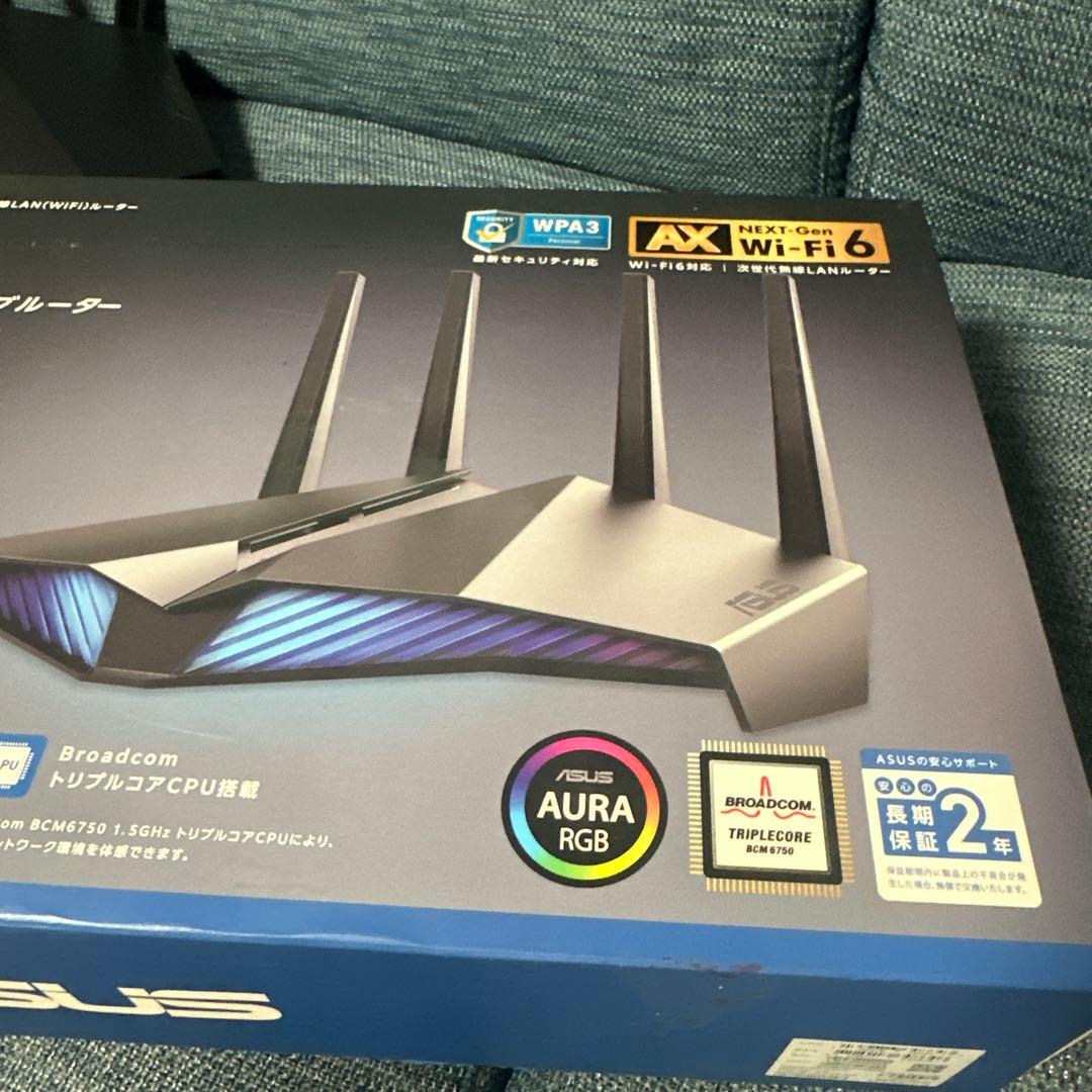 ASUS Wi-Fi 6 ゲーミングルーター　RT-AX82U