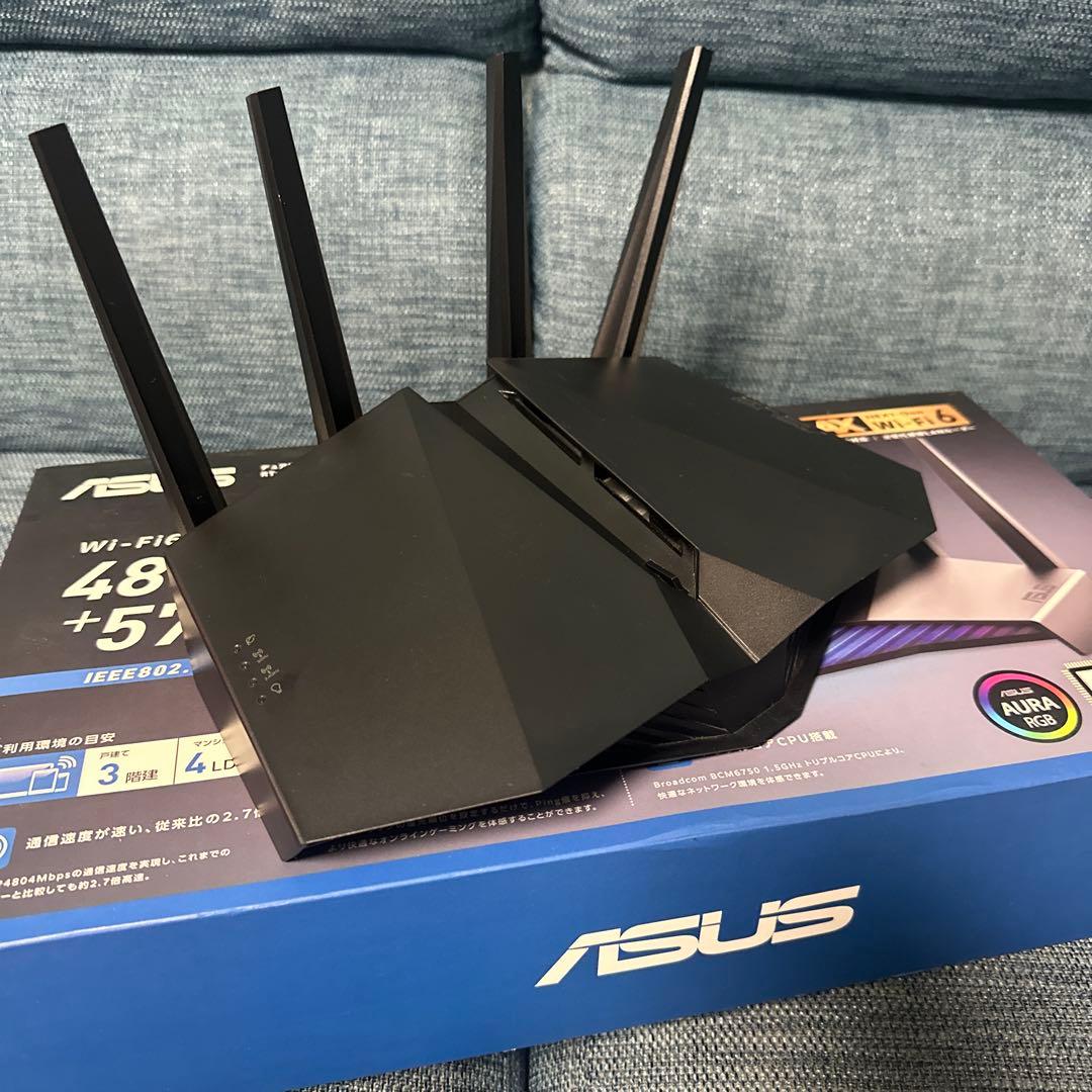 ASUS Wi-Fi 6 ゲーミングルーター　RT-AX82U