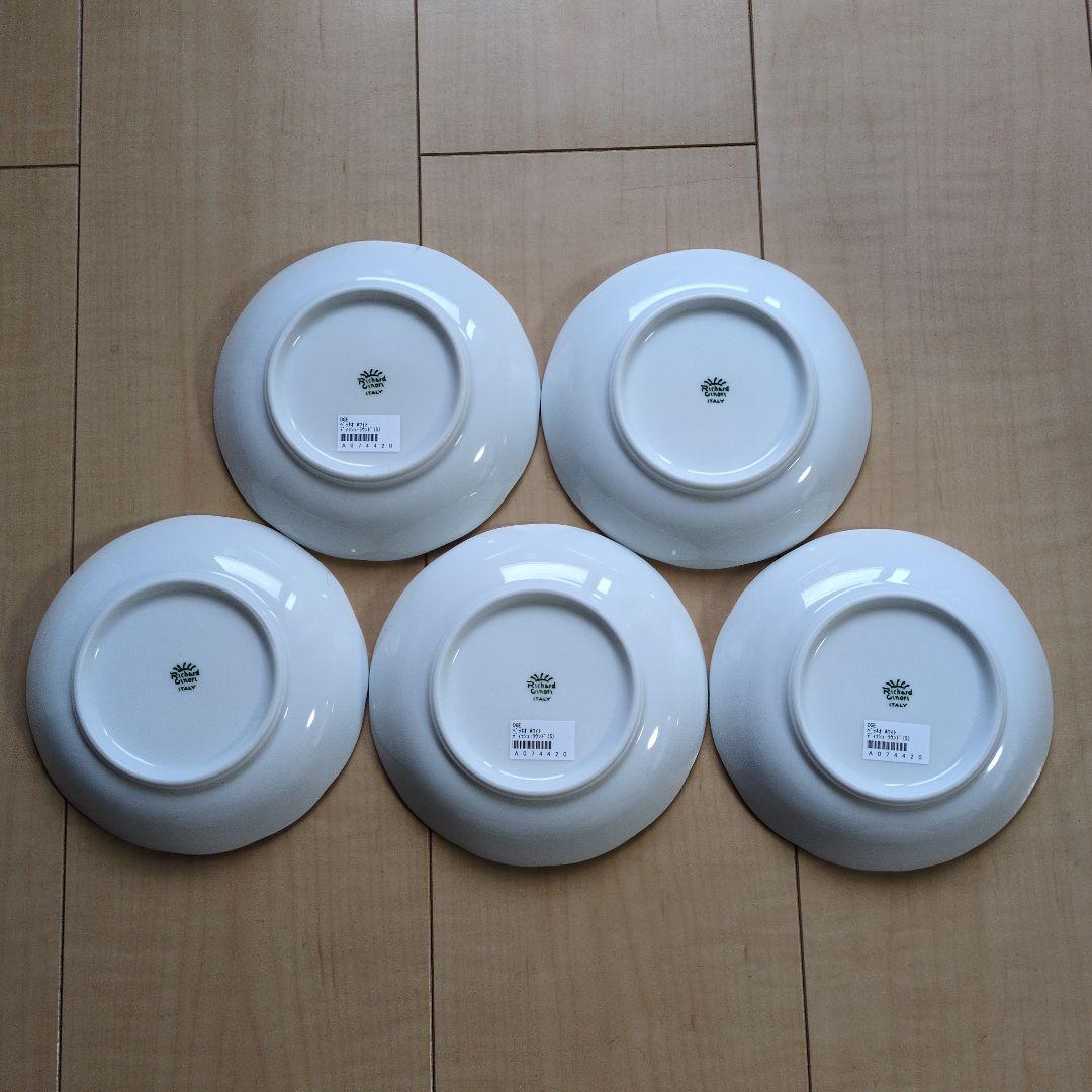 Richard Ginori ベッキオホワイト　皿 5枚セット