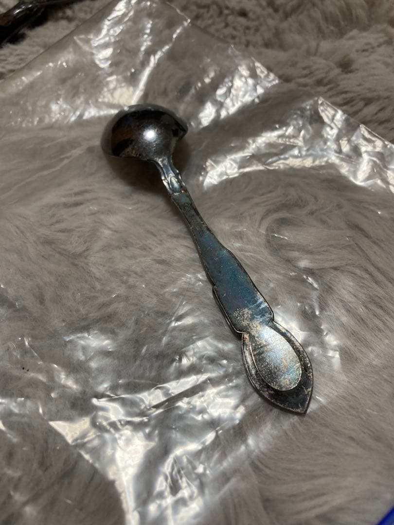 スプーン フォーク 11本 約220g 桜富士ホールマーク 銀製