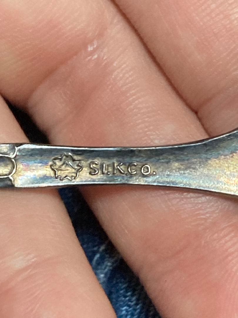 スプーン フォーク 11本 約220g 桜富士ホールマーク 銀製