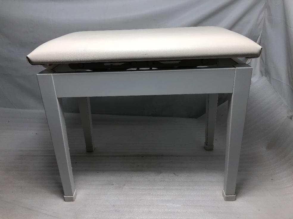 ※87689※CASIO　ピアノ椅子　Y1910（ホワイト）★送料無料