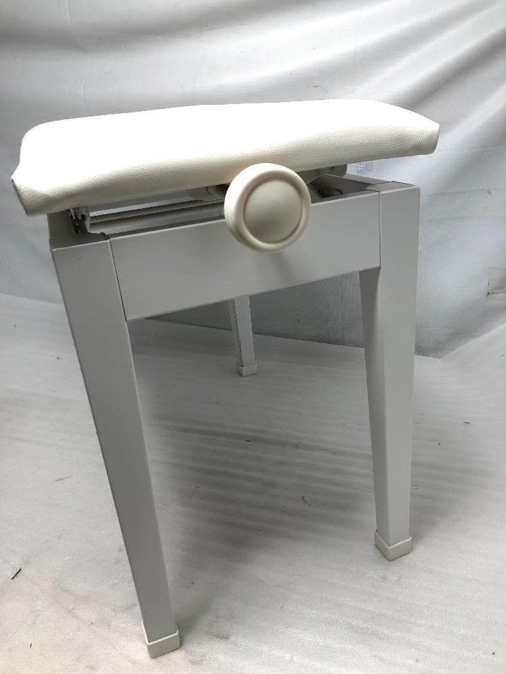 ※87689※CASIO　ピアノ椅子　Y1910（ホワイト）★送料無料