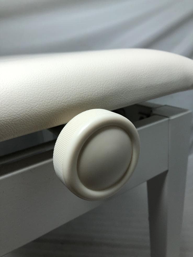 ※87689※CASIO　ピアノ椅子　Y1910（ホワイト）★送料無料