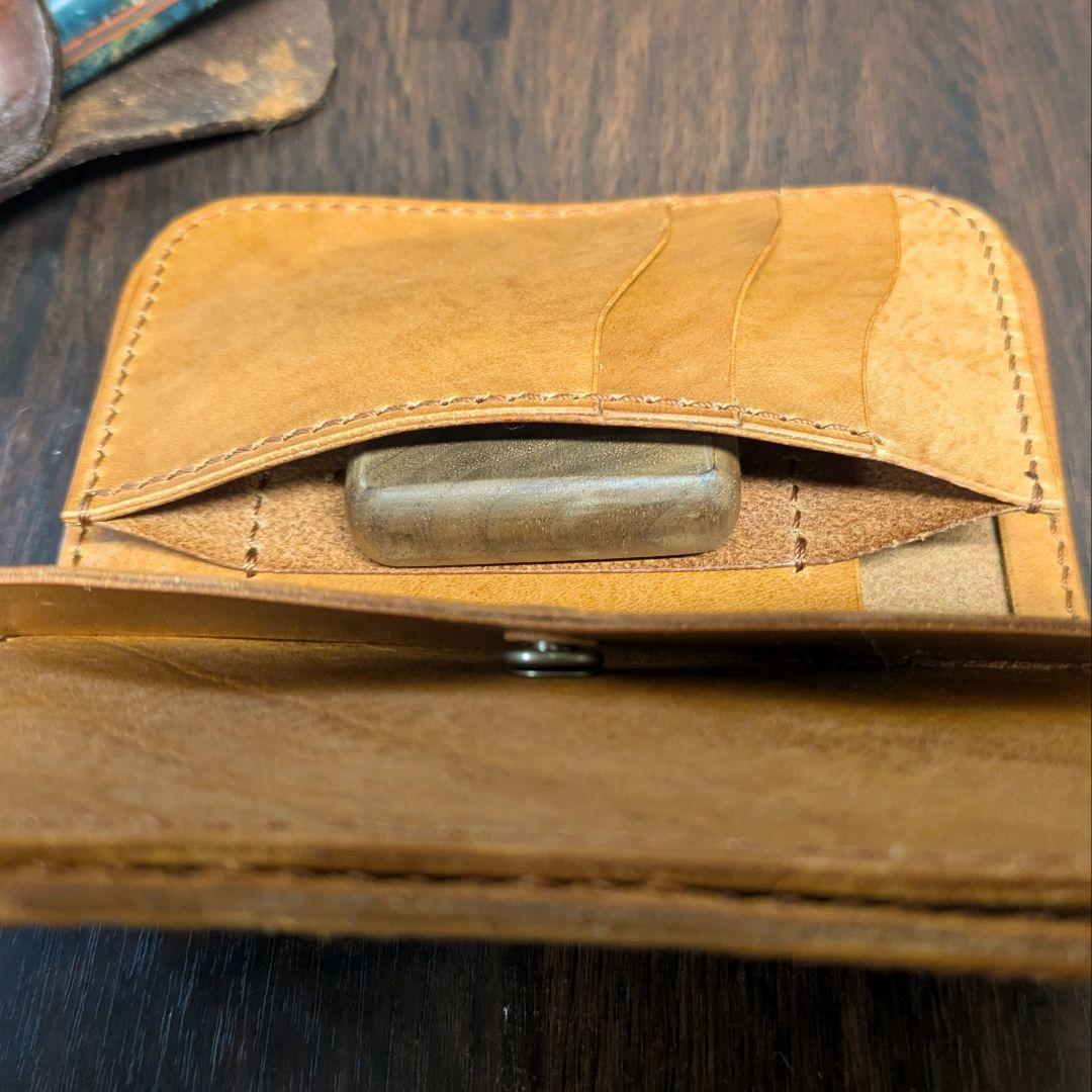 〝総手縫い〟ミドルウォレット ダイヤモンドパイソン 本革