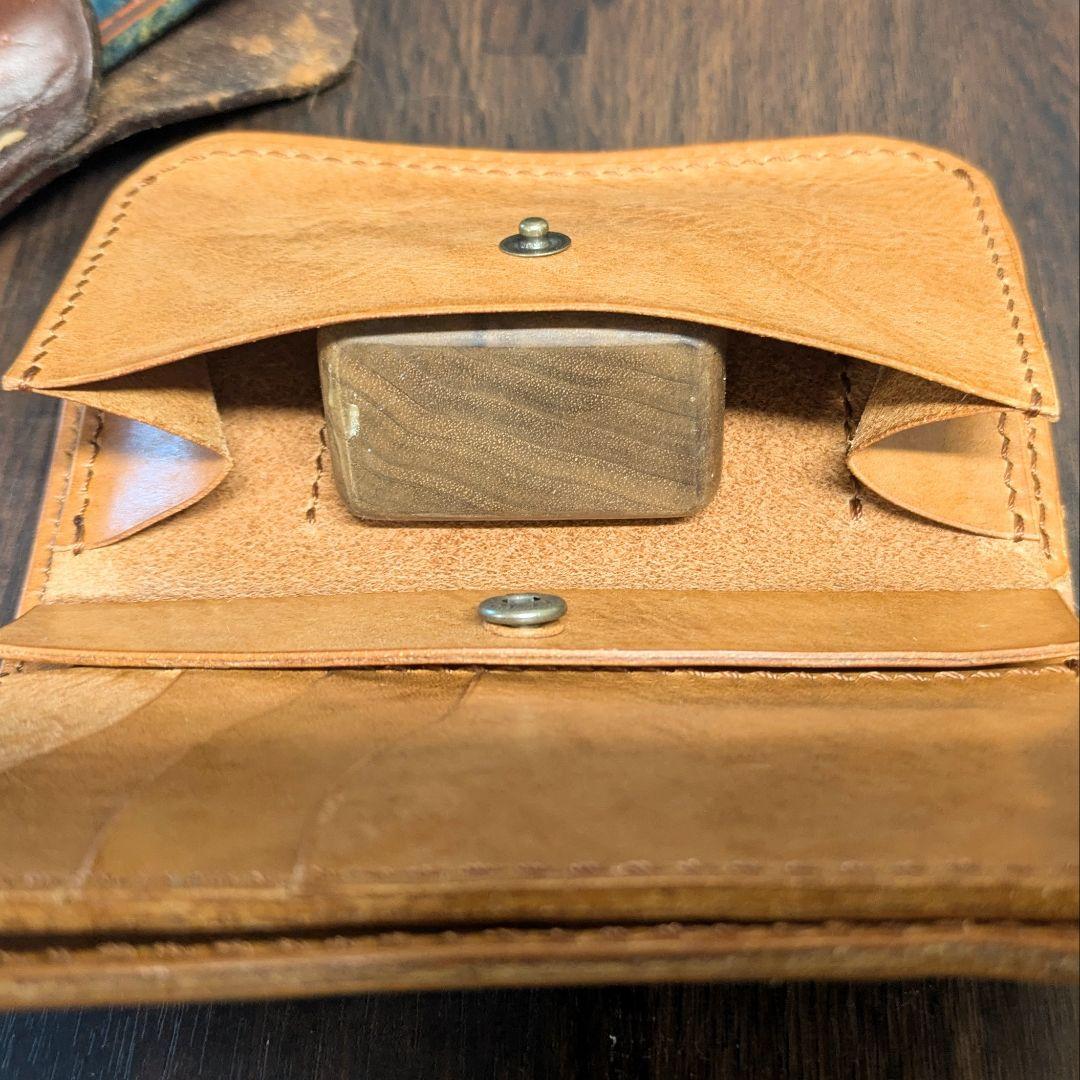 〝総手縫い〟ミドルウォレット ダイヤモンドパイソン 本革