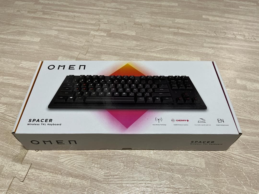 OMEN Spacer ワイヤレス TKL ゲーミング（茶軸・US配列）