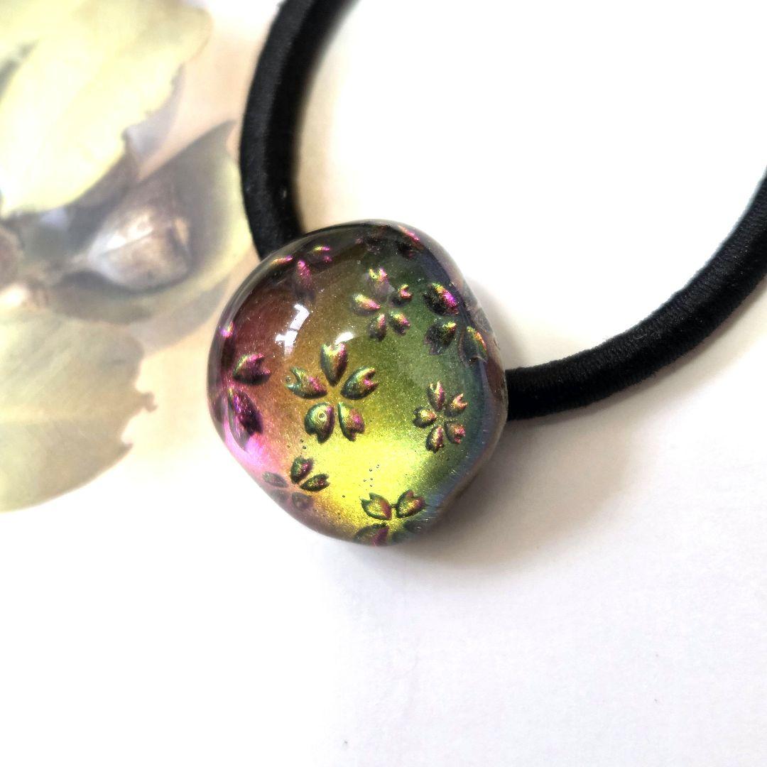 レジン　ハンドメイド　ヘアゴム　597