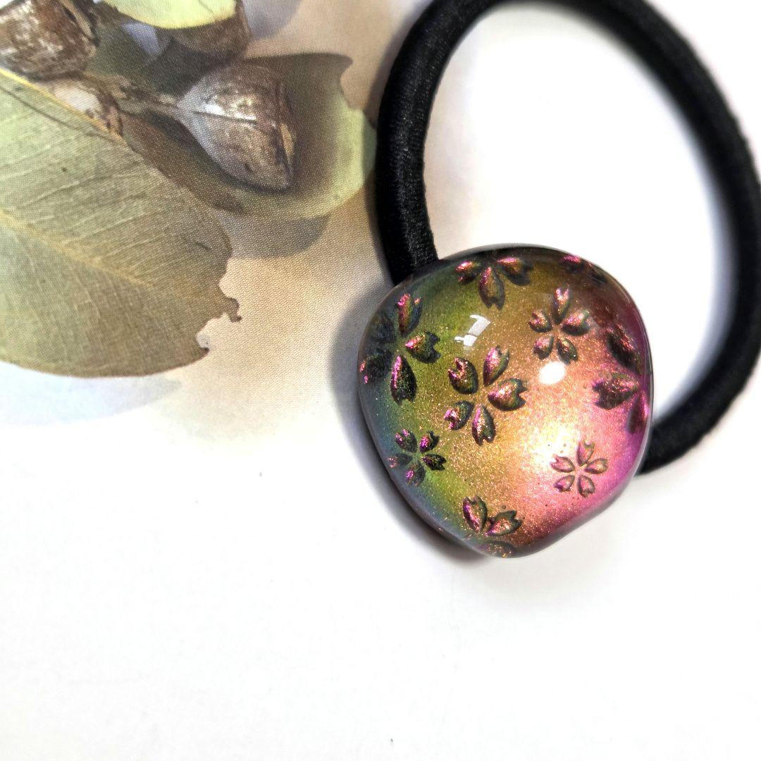 レジン　ハンドメイド　ヘアゴム　597