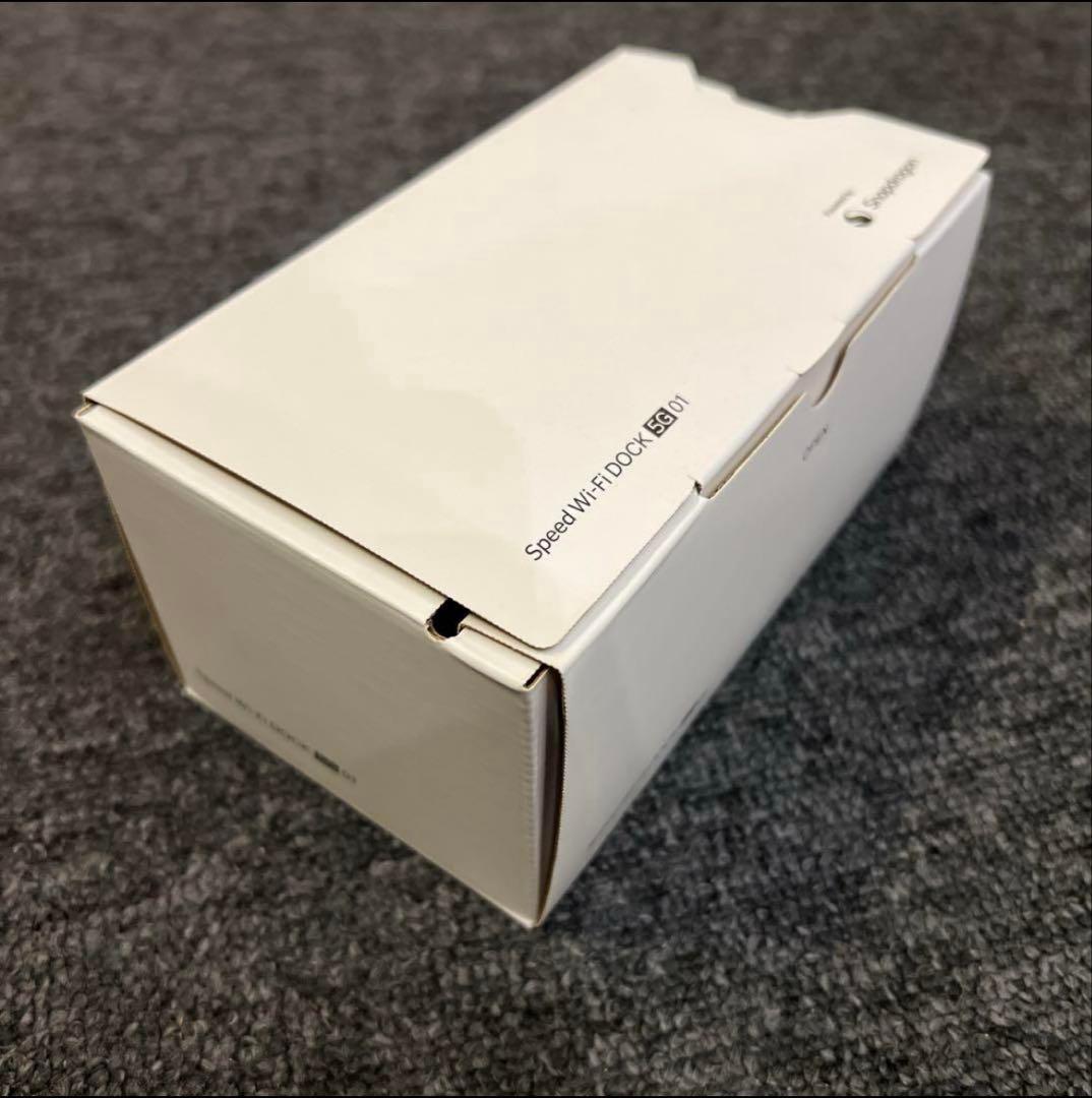 新品未使用 Speed Wi-Fi DOCK 5G 01