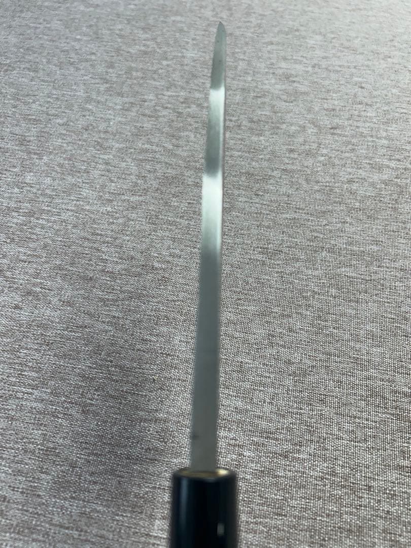 出刃 包丁 165mm 安来鋼青紙２号 朴丸柄 ①