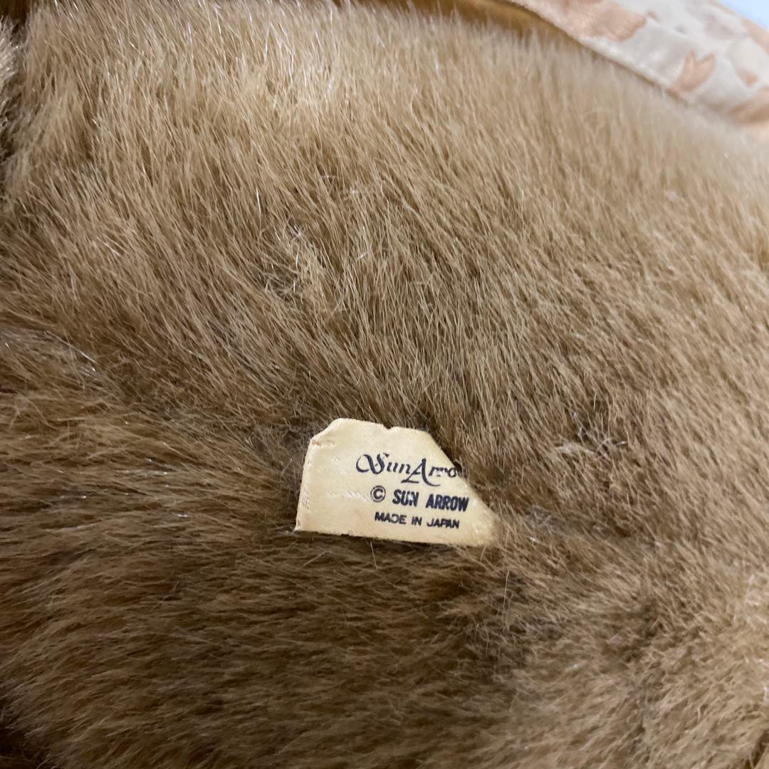 美品 当時物 サンアローうさぎのラッキーぬいぐるみ特大サイズ 約60㎝ レトロ2