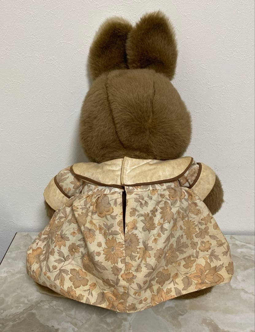 美品 当時物 サンアローうさぎのラッキーぬいぐるみ特大サイズ 約60㎝ レトロ2