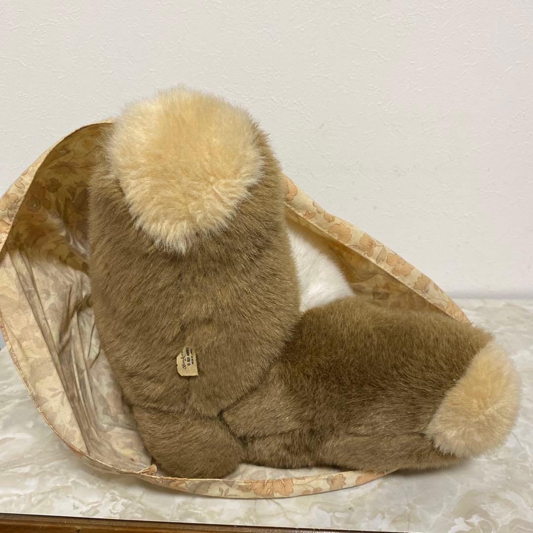 美品 当時物 サンアローうさぎのラッキーぬいぐるみ特大サイズ 約60㎝ レトロ2