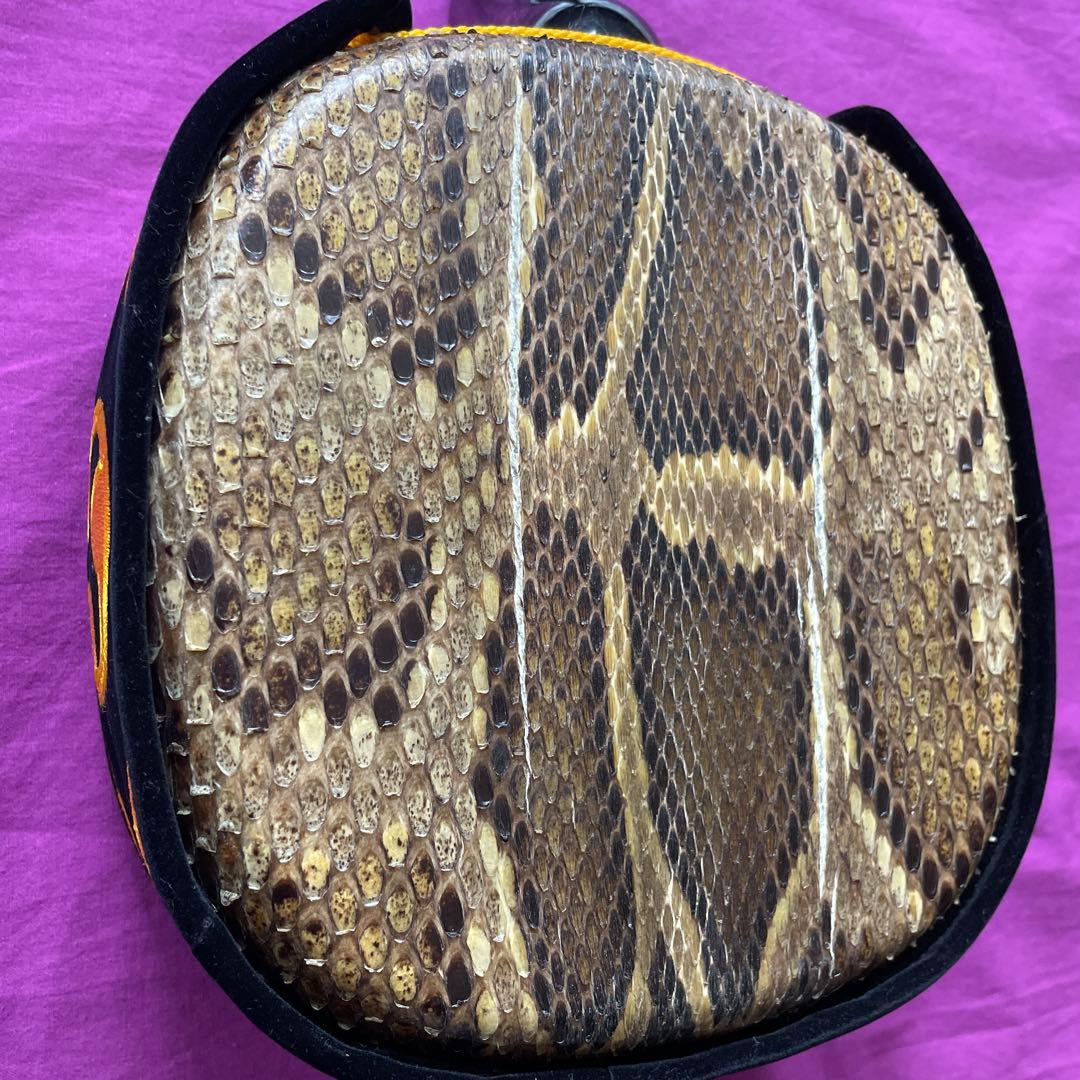 三線本体 ヘビ革 ケース付き