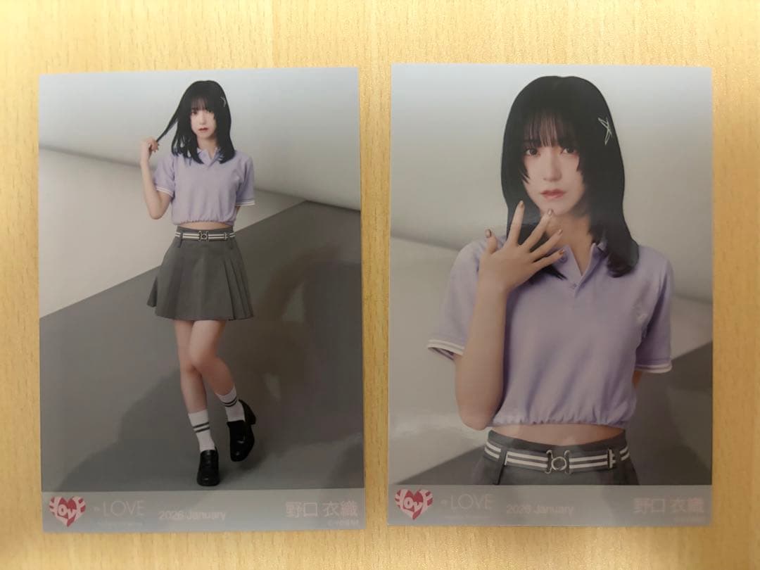 【バラ売り可】=LOVE イコラブ フォトカード 生写真 野口衣織 ほか 各種