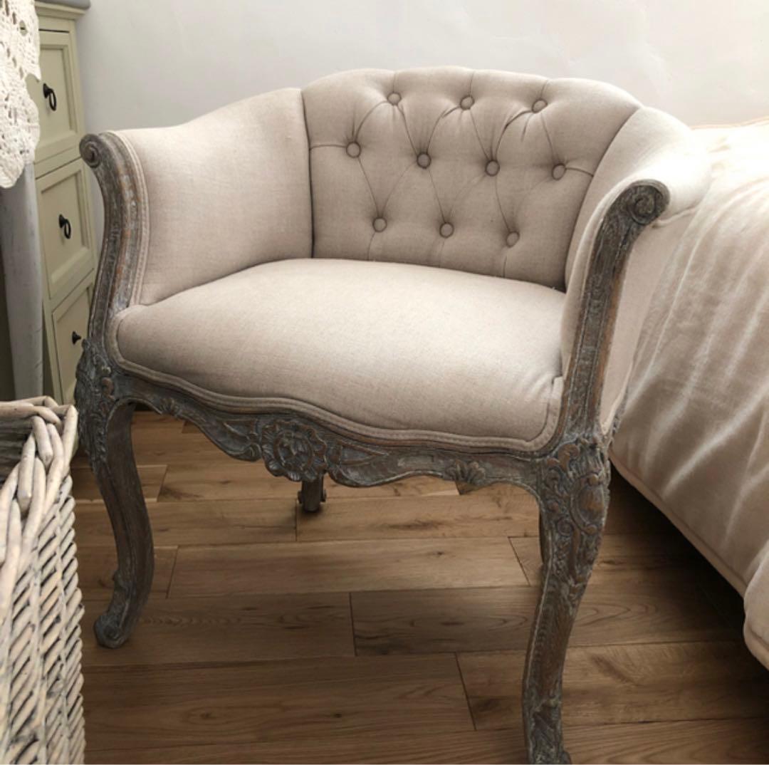 サラグレース フレンチリネン Classicソファチェア