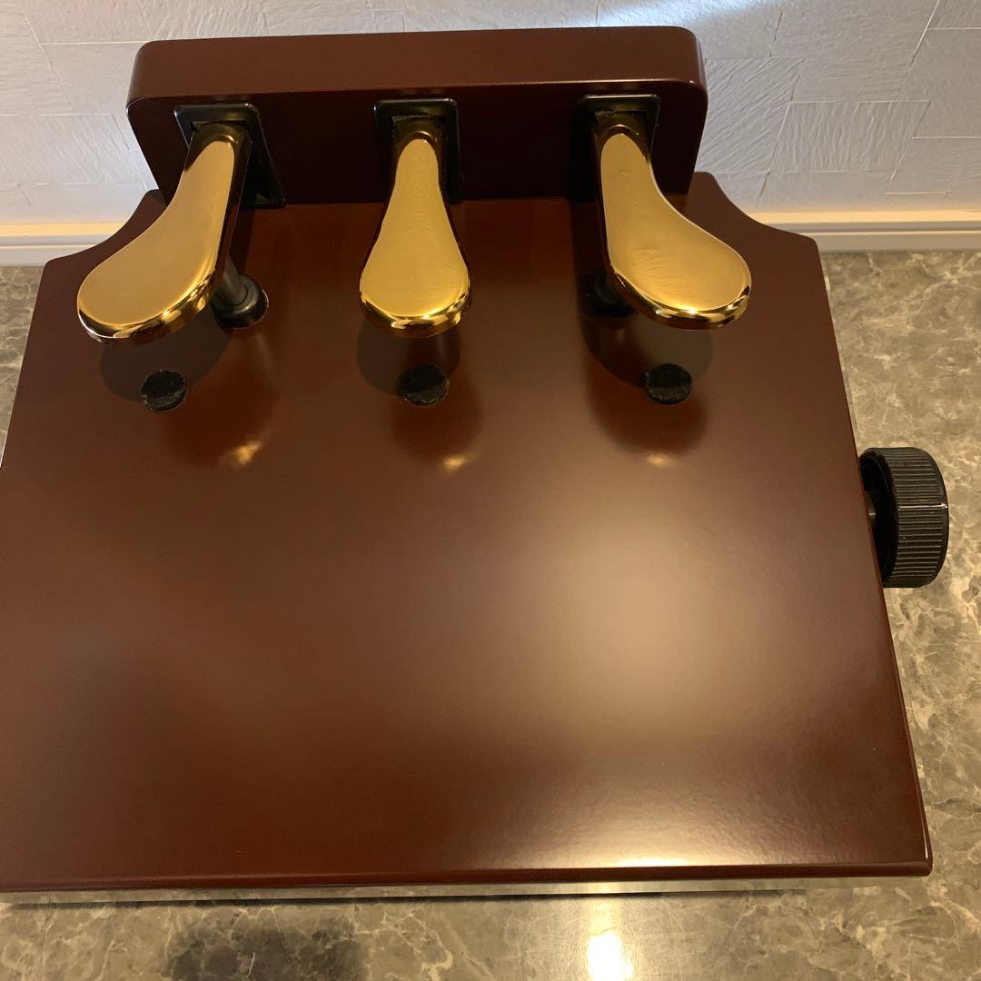 CARINA ピアノ補助ペダル　ブラウン