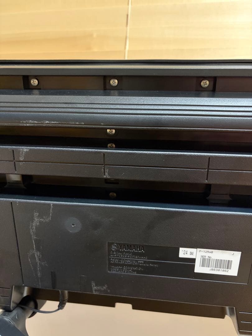 2024年製 ヤマハ P-125a 88鍵盤 電子ピアノ
