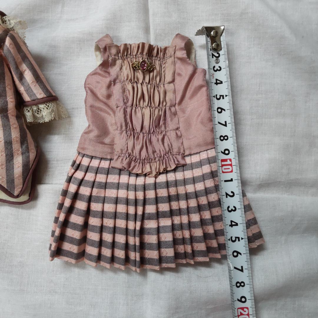 ビスクドール 用　ドレス 　ボネ