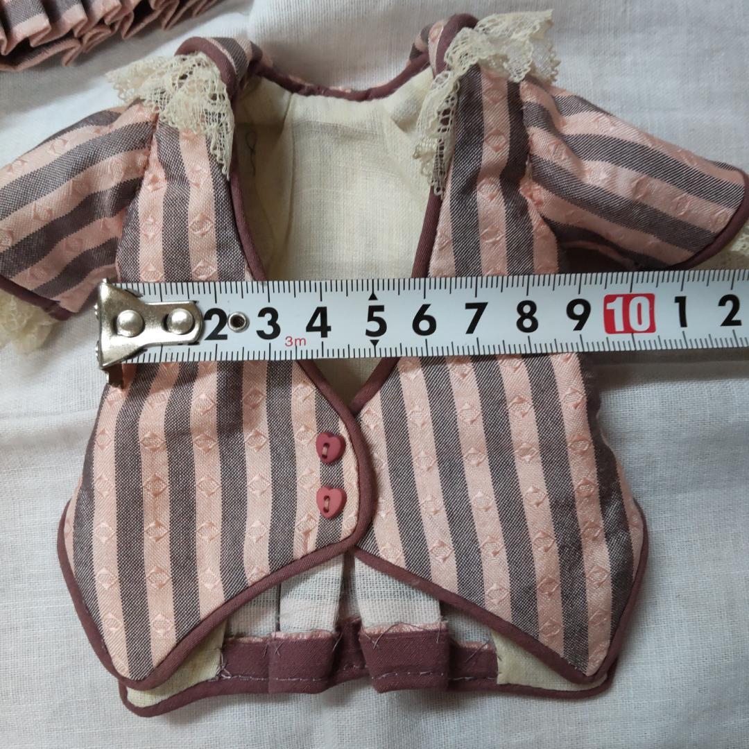 ビスクドール 用　ドレス 　ボネ