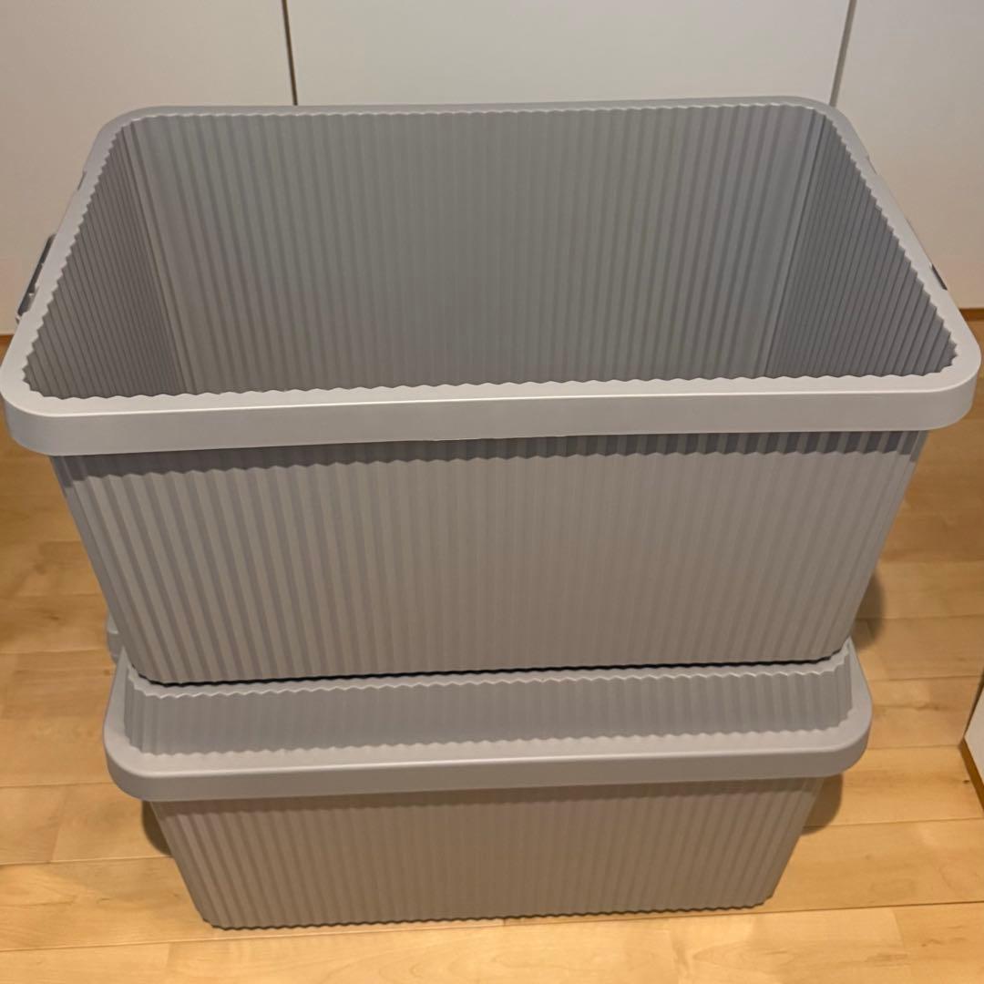 【美品】like-it（ライクイット）スタックアップコンテナー 2個セット
