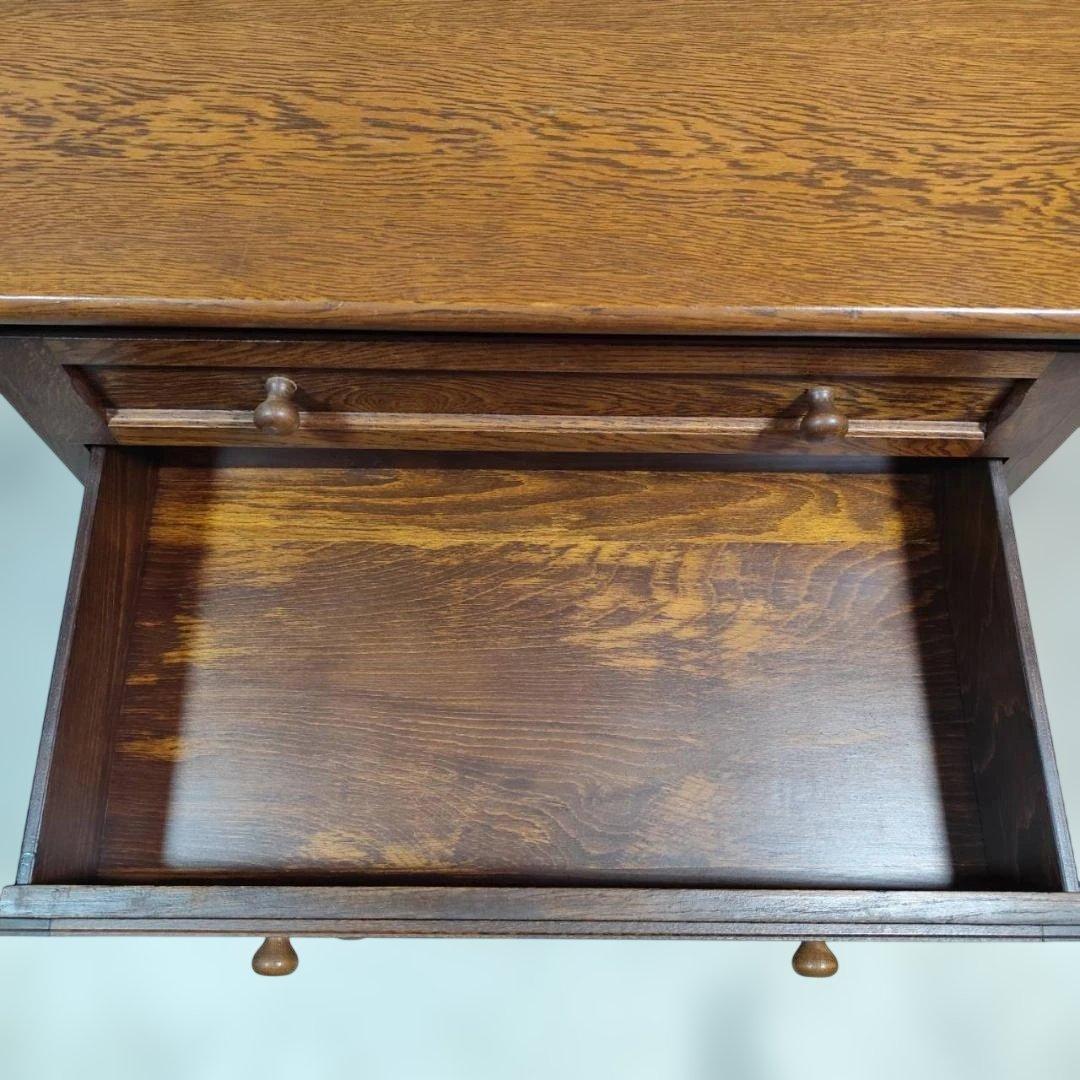 雰囲気抜群 アンティーク調 木製 4段チェスト 整理タンス カントリー