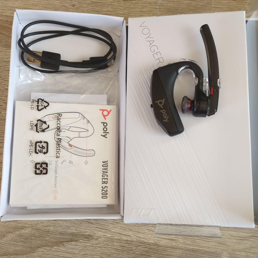 Plantronics Voyager 5200 ワイヤレスヘッドセットpoly