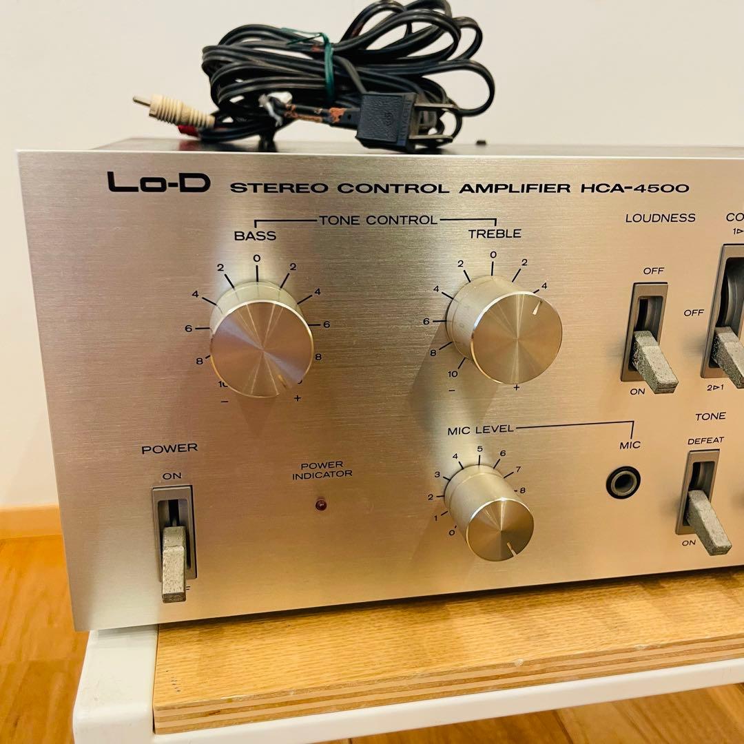 日立 希少 Lo-D ステレオコントロールアンプ HCA-4500 アンティーク