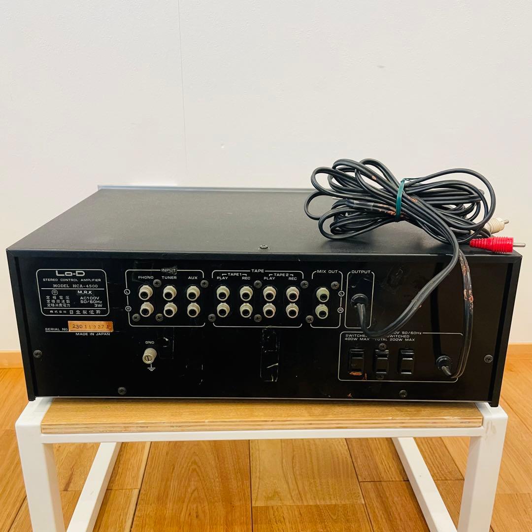 日立 希少 Lo-D ステレオコントロールアンプ HCA-4500 アンティーク