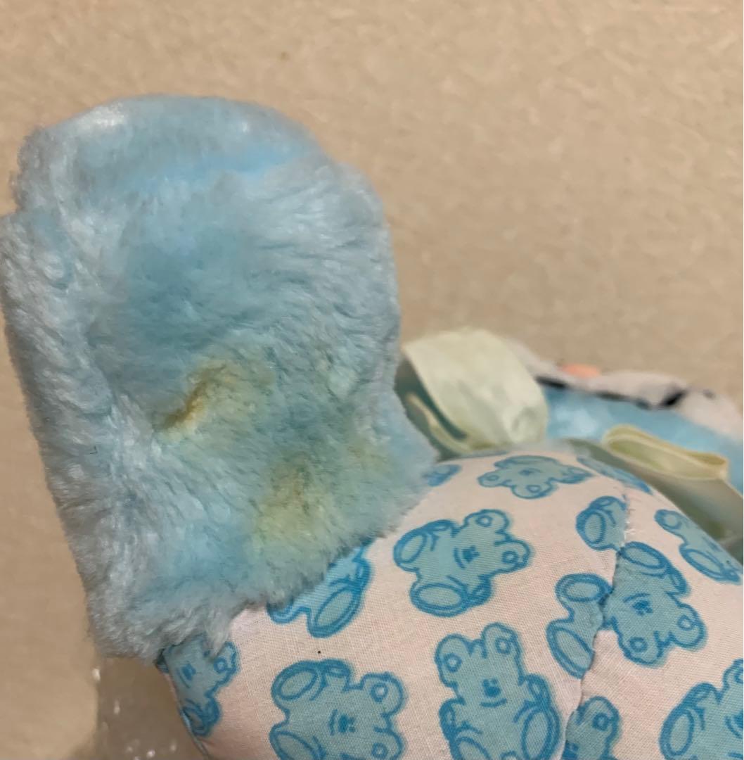 【超希少】昭和レトロ　青い ガーフィールド　ぬいぐるみ　タグ付き　DAKIN製