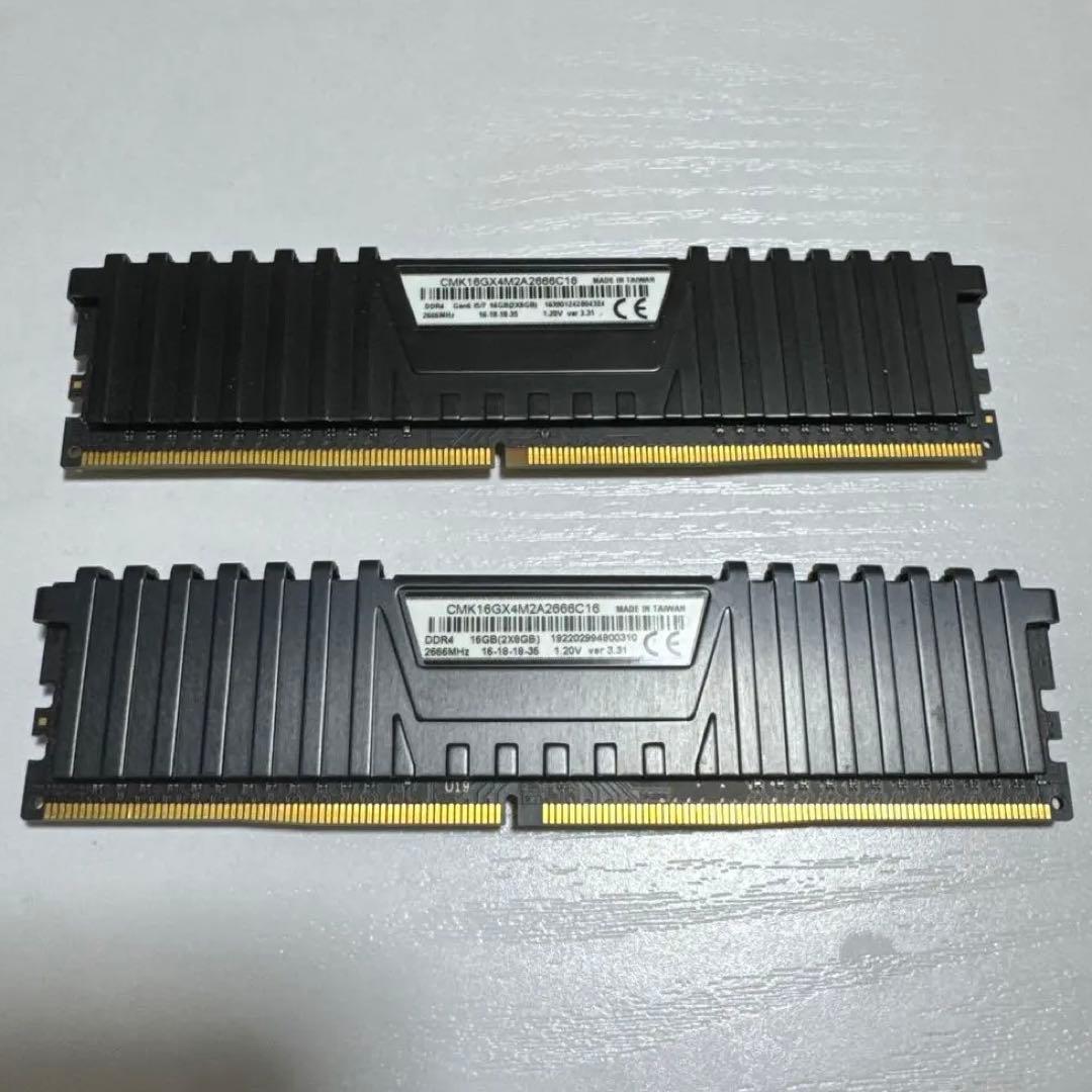 Corsair Vengeance LPX DDR4 メモリ 2枚セット