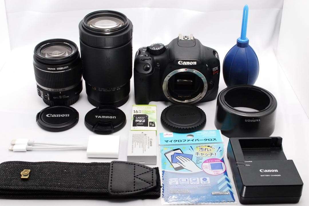 【美品】キヤノン Kiss X4⭐️近距離〜望遠までおまかせ！ダブルレンズセット