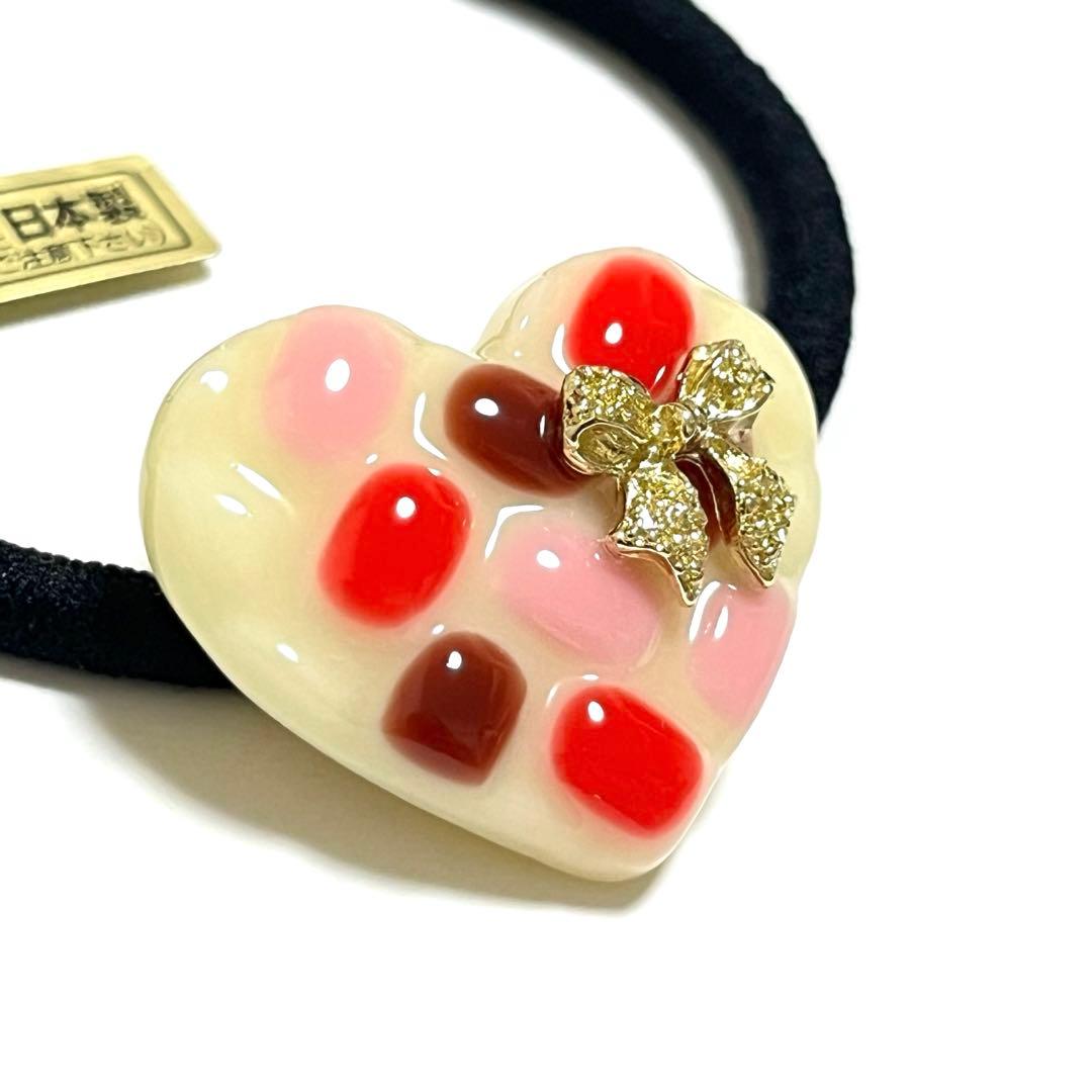 メル30077様お取り置きですＮｏ．250 ハート レジン チョコレートカラー