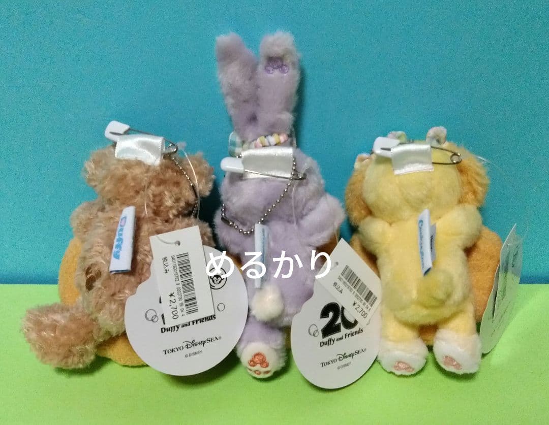 ⭐*︎様 ダッフィー＆フレンズ　フィルドウィズジョイ！　ぬいぐるみバッジセット