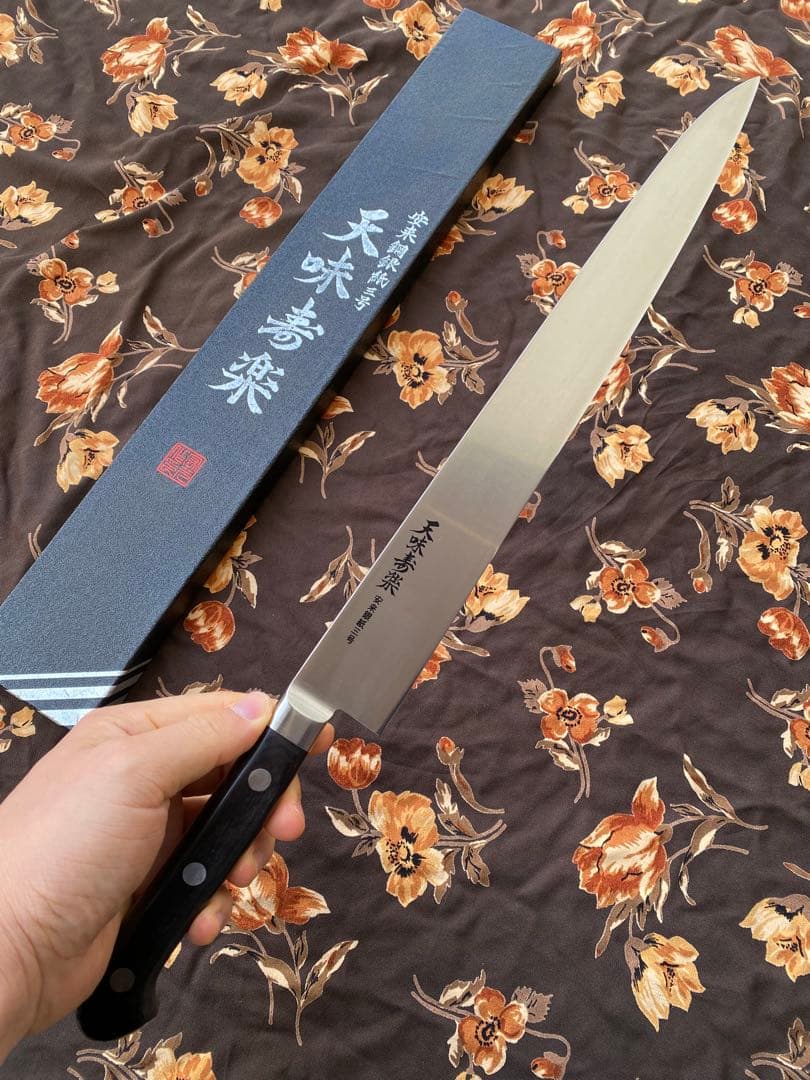 5本　「 天味寿楽 」柳刃330mm 筋引 330mm 銀紙3