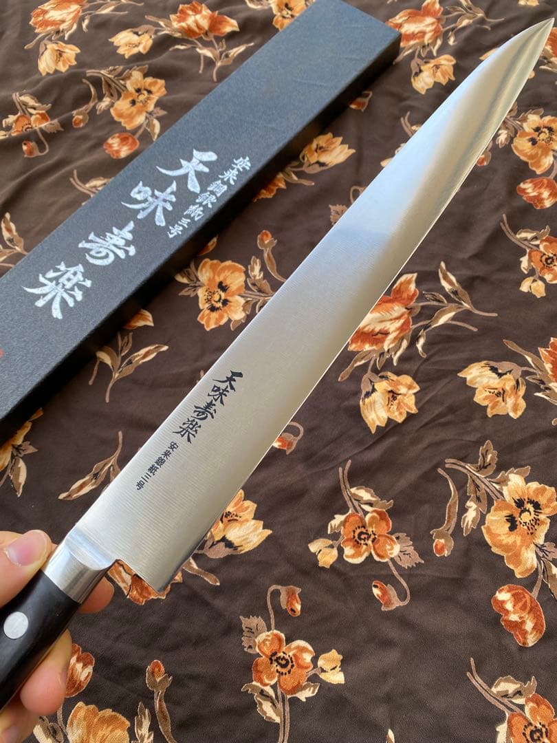 5本　「 天味寿楽 」柳刃330mm 筋引 330mm 銀紙3